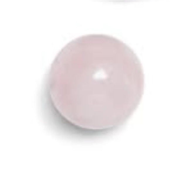 The Rose Quartz Sphere (SMALL) by Smudge Wellness 1 Crystal - Picture 3 of 4
